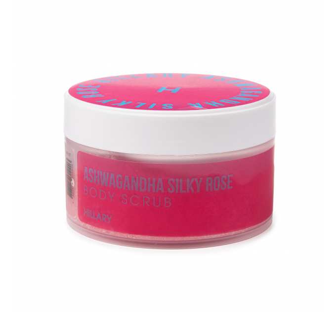 Шовковистий рожевий скраб для тіла з екстрактом Ашваганди Hillary Ashwagandha Silky Rose Scrub, 200 g