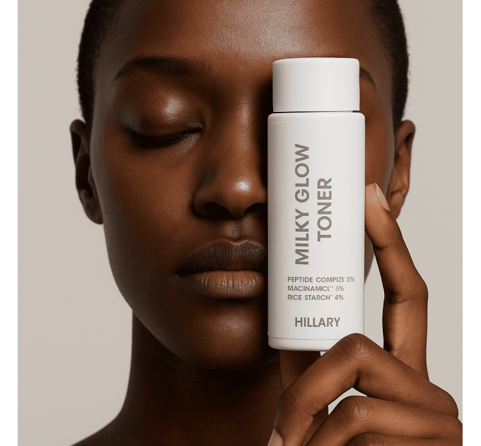 Тонер-молочко для зволоження та освітлення шкіри Hillary Milky Glow Toner, 100 мл