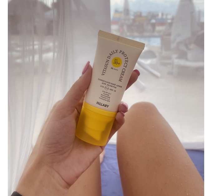 Сонцезахисна мінеральна пудра прозора з SPF 30 + Сонцезахисний крем для обличчя SPF 30+