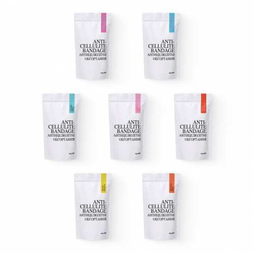 Антицелюлітний набір Сім видів обгортань Hillary Seven-Way Cellulite Defeat