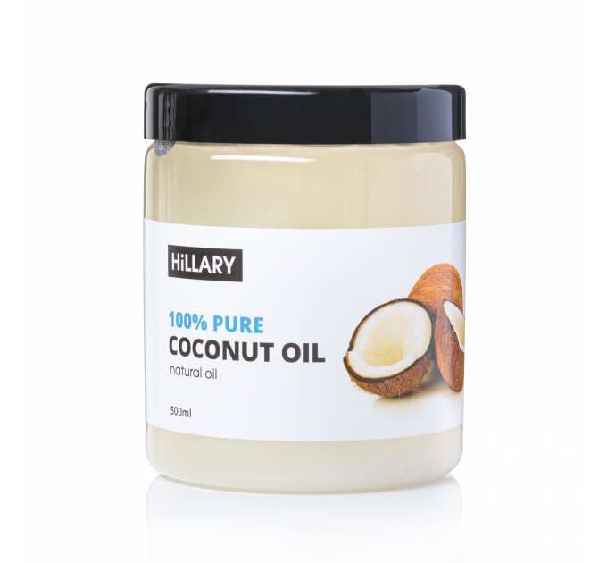 Рафінована кокосова олія Hillary 100% Pure Coconut Oil, 500 мл