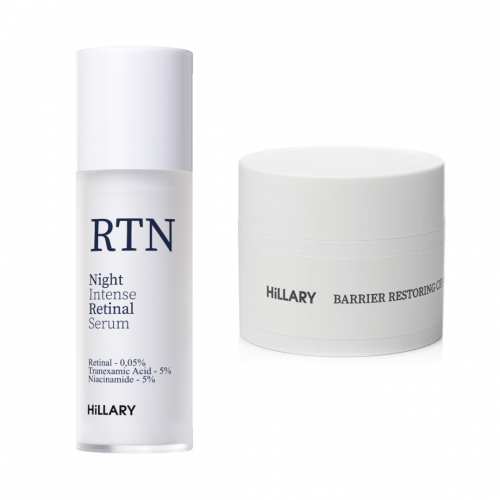 Набір для захисту шкіри та боротьби з акне вночі Hillary Acne Defense & Barrier Care Kit