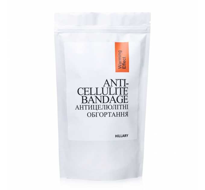 Курс розігріваючих антицелюлітних обгортань для тіла Hillary Anti-Cellulite Pro (6 уп.) + Антицелюлітна олія Грейпфрут Hillary Grapefruit