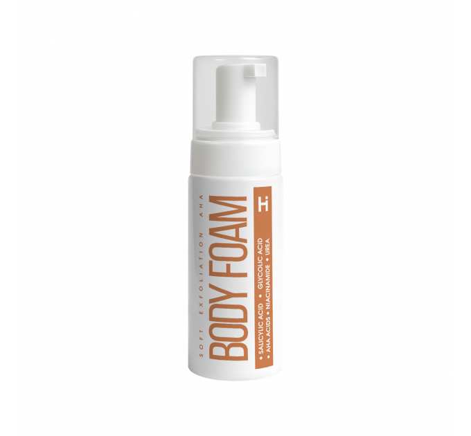 Мʼяка відлущувальна пінка з кислотами для тіла Hillary Soft Exfoliation AHA Body Foam, 150 мл