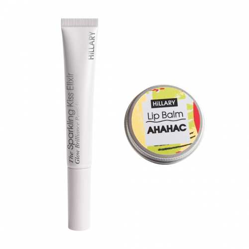 Набір проти тріщин та для зволоження губ Hillary Lip Repair & Hydration Set