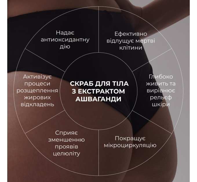 Шовковистий рожевий скраб для тіла з екстрактом Ашваганди Hillary Ashwagandha Silky Rose Scrub, 200 g