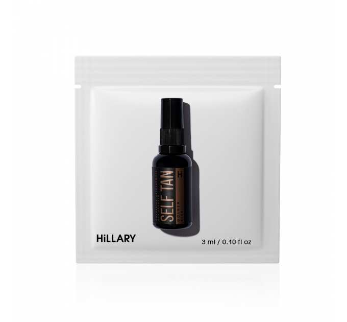 ПРОБНИК Сироватка-автозасмага для обличчя Hillary Self Tan Golden Kiss, 3 мл