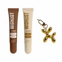 Набір бальзамів-блисків для губ Espresso Noir & Blessed Honey WishList Lip Gloss Balms + Іграшка-брелок