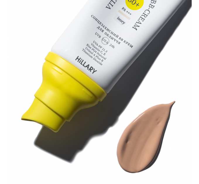 Сонцезахисний BB-крем для обличчя SPF30+ Ivory + Зволожуючий гель для вмивання з вітаміном С