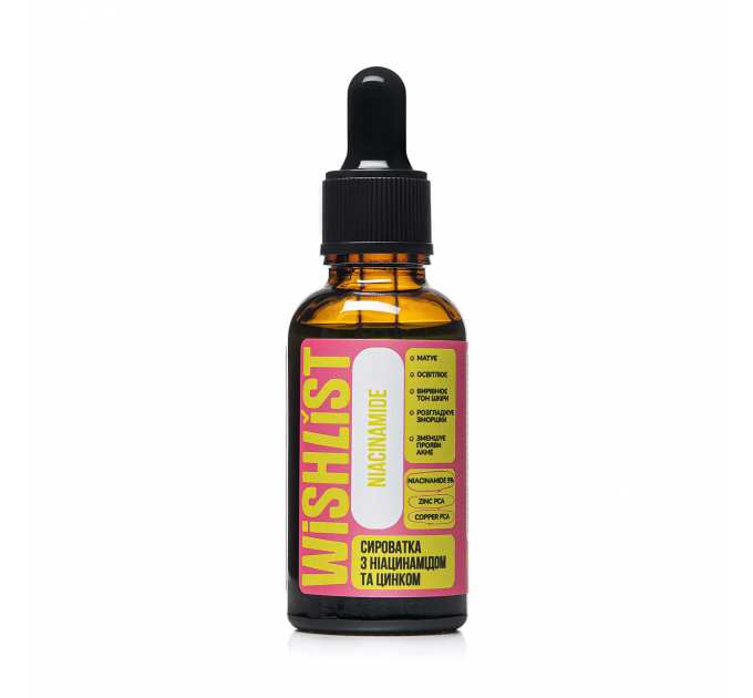 Сироватка з ніацинамідом та цинком WISHLIST Niacinamide Serum, 30 мл