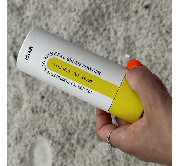 Сонцезахисна мінеральна пудра бежева з SPF 50 + Сонцезахисний крем для обличчя SPF 50+