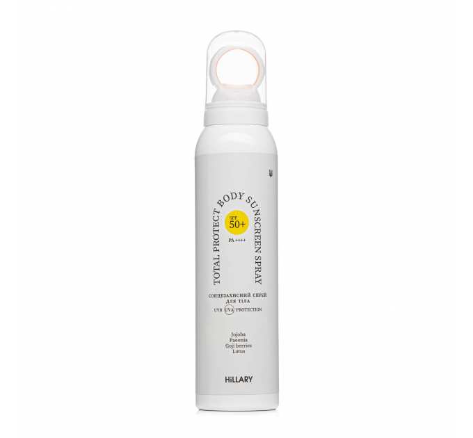 Сонцезахисний спрей для тіла SPF 50+ Hillary Total Protect Body Sunscreen Spray, 150 мл