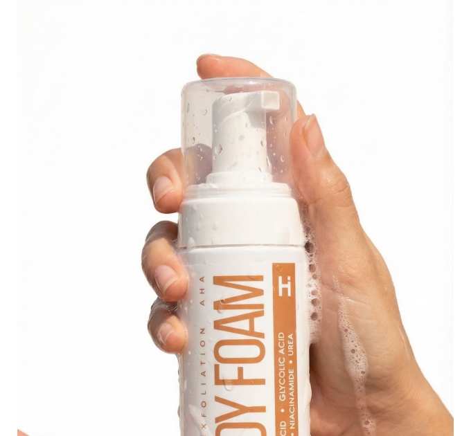 Мʼяка відлущувальна пінка з кислотами для тіла Hillary Soft Exfoliation AHA Body Foam, 150 мл