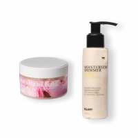 Шиммер крем-гель Shiny Vanilla + Скраб для тіла Oil Scrub Flowers
