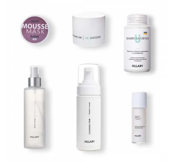 Комплексний догляд за сухою та чутливою шкірою восени Hillary Autumn Dry Skin Care