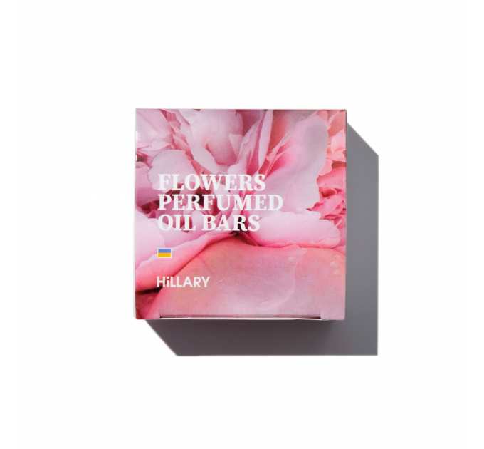 Твердий парфумований крем-баттер для тіла Hillary Perfumed Oil Bars Flowers, 65 г