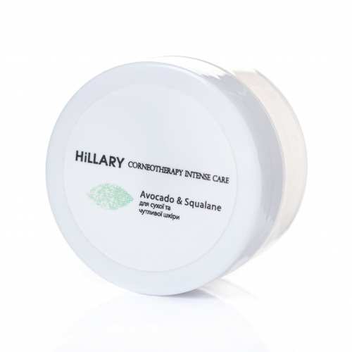 TRAVEL Крем для сухої та чутливої шкіри Hillary Corneotherapy Intense Сare Avocado &amp; Squalane, 5 г