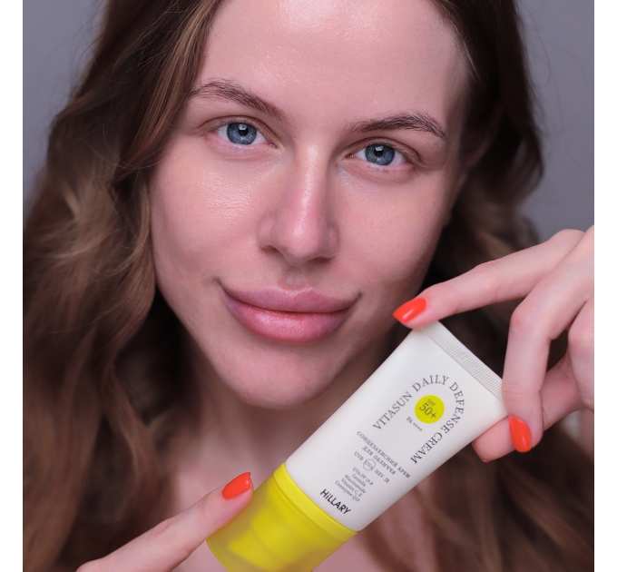 Сонцезахисна мінеральна пудра бежева з SPF 50 + Сонцезахисний крем для обличчя SPF 50+