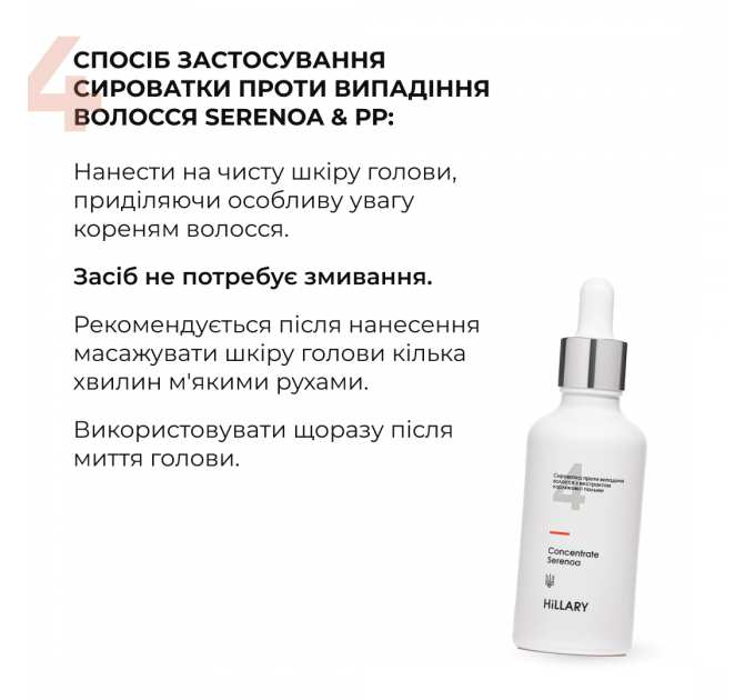 Набір комплексного догляду проти випадіння волосся Hillary Perfect Hair Serenoa