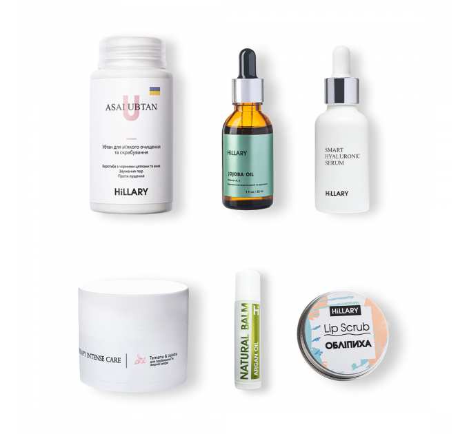 Набір для догляду за жирною шкірою обличчя навесні Hillary Spring Oil Skin Care