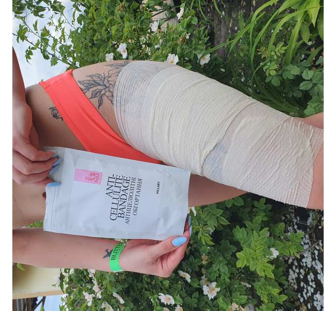 Курс Антицелюлітних ензимних обгортань Hillary Anti-cellulite Bandage Zymo Cell (6 уп,)