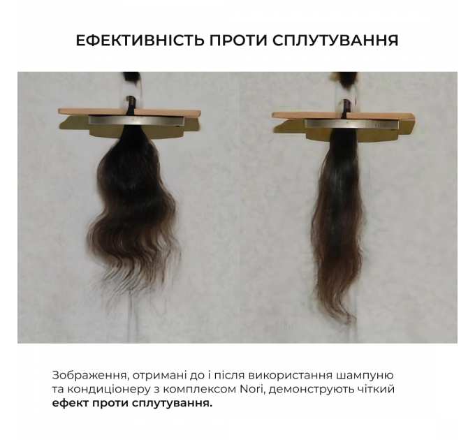 Сироватка для волосся Concentrate Serenoa + Шампунь для всіх типів волосся Nori Micellar та гребінь