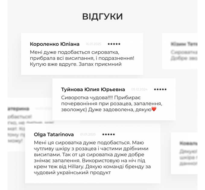 Мультисироватка та ампульна сироватка Hillary Niacinamide & Centella