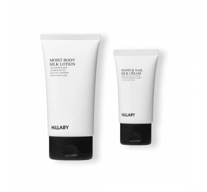 Набір для шовкового догляду тіла та рук Hillary Silk Care for Body and Hands
