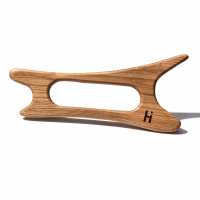 Шкребок-масажер гуаша для обличчя та тіла дерев’яний Лань Hillary Wooden gouache massager for face and body Hind