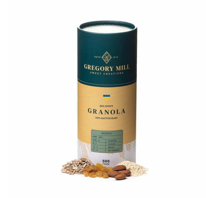 Гранола Gregory Mill Almond, 500 г