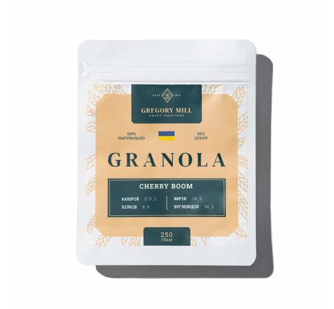 Гранола Gregory Mill Cherry Boom, 250 г