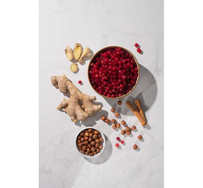 Набір граноли Ginger, Pistachio & Mint 2 кг & Finik 500г у подарунок Gregory Mill