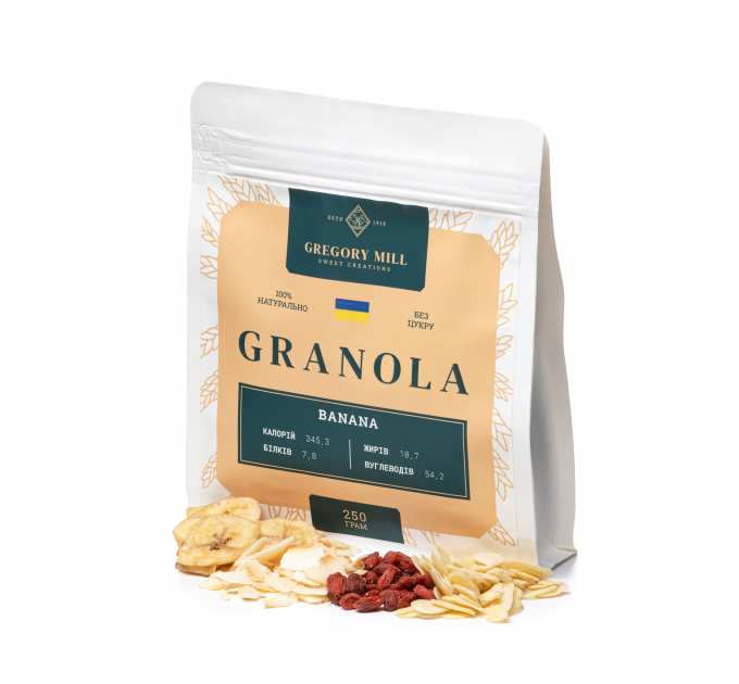Смачний набір Fruity Gregory Set Apple Pie, Banana & Cherry Boom, 750 г