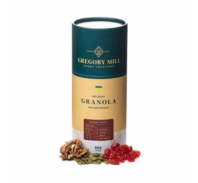 Гранола Gregory Mill Cherry Boom, 500 г