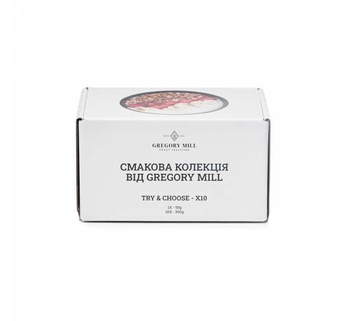 Набір граноли Смакова колекція Gregory Try&Choose 10 500 г