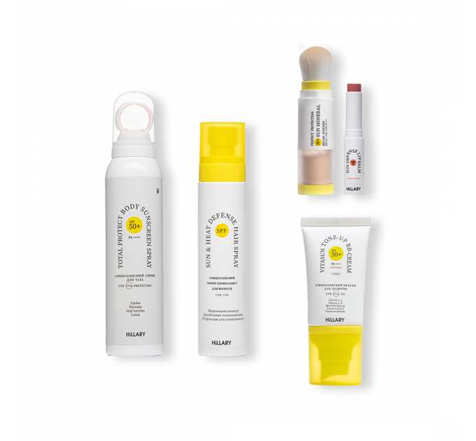 Сонцезахисний набір Hillary SPF Summer Box Total Protect