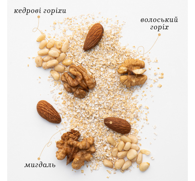 Гранола Горіхове тріо Gregory Mill Nuts' Trio, 1000 г + 3D-іграшка в подарунок