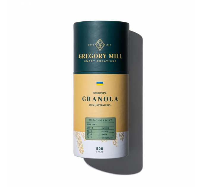 Гранола Gregory Mill Pistachio & Mint, 500 г