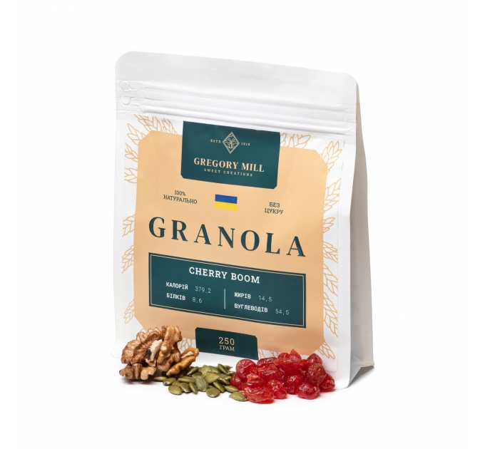 Гранола Gregory Mill Cherry Boom, 250 г