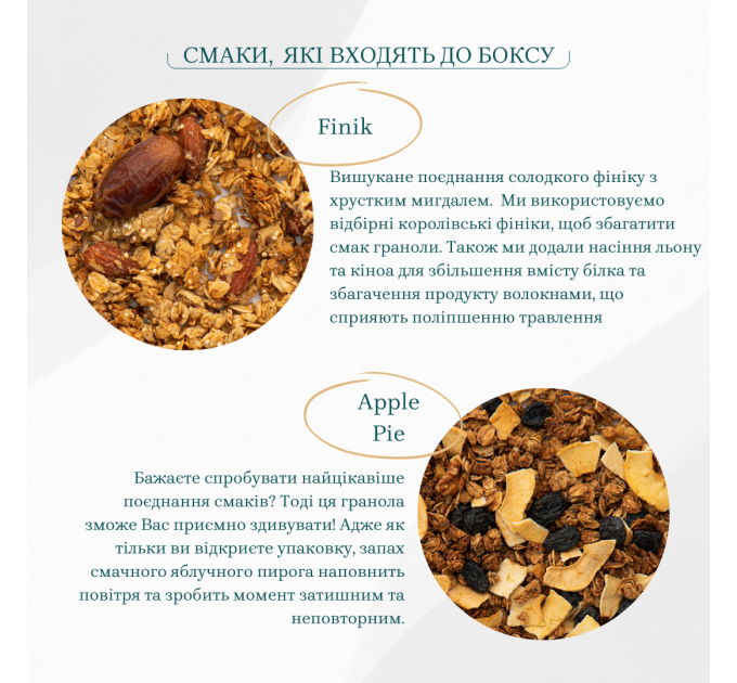Набір граноли Смакова колекція Gregory Try&Choose 10 500 г