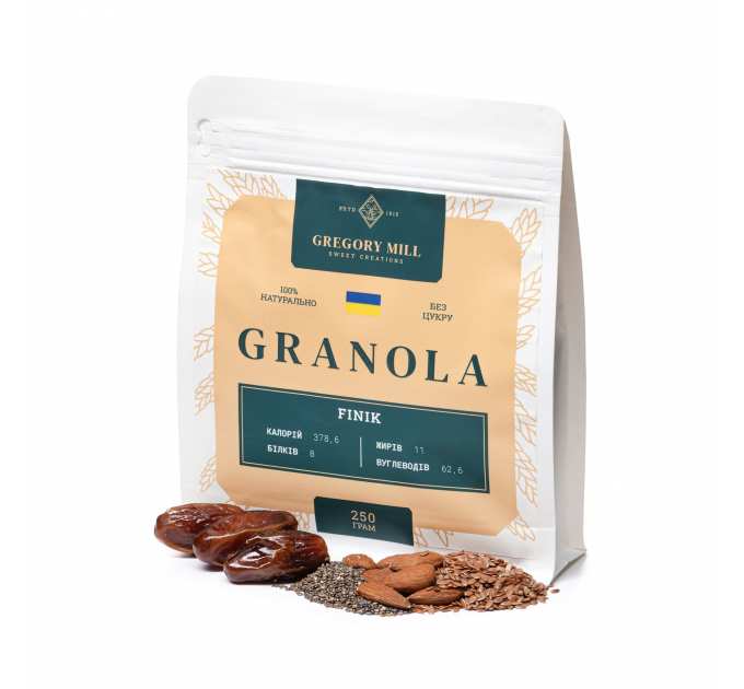 Смачний набір Gregory Set Finik, Nuts’ Trio & Ginger, 750 г