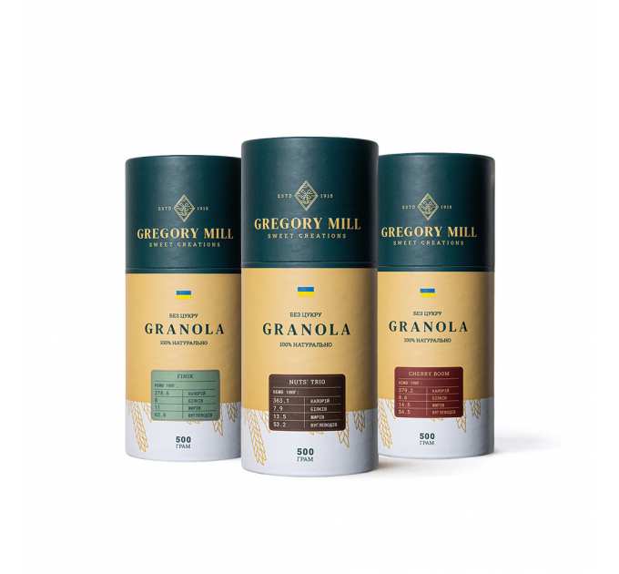 Смачний набір Gregory Boх Cherry Boom, Finik & Nuts’ Trio, 1500г