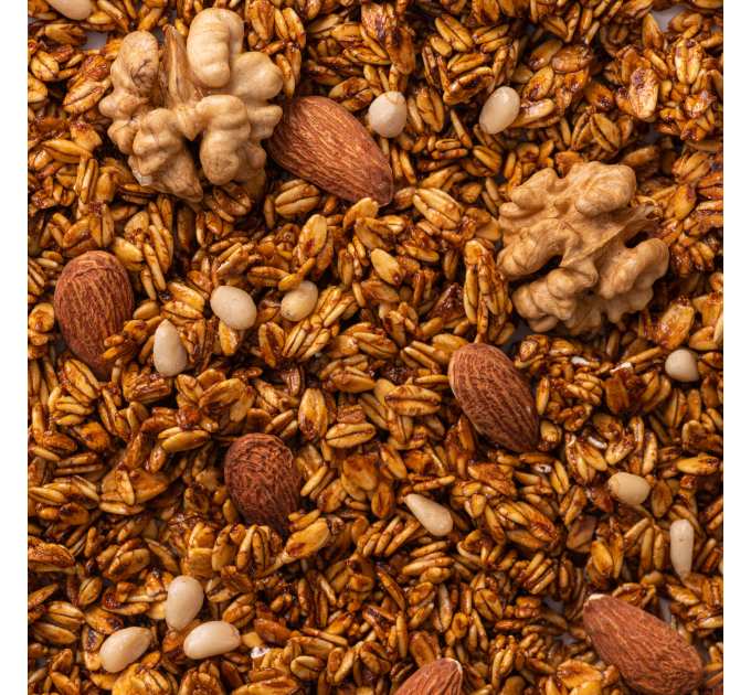 Гранола Горіхове тріо Gregory Mill Nuts' Trio, 1000 г + 3D-іграшка в подарунок
