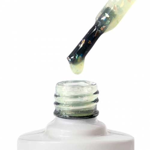 Цветная база Nice for you Spring Base №02 Lemon potal Лимонная с поталью 8.5 г