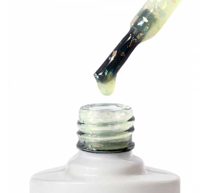 Цветная база Nice for you Spring Base №02 Lemon potal Лимонная с поталью 8.5 г