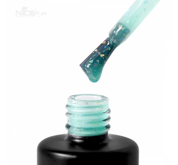 Цветная база Nice for you Spring Base №04 Mint potal Мятная с поталю 12 г