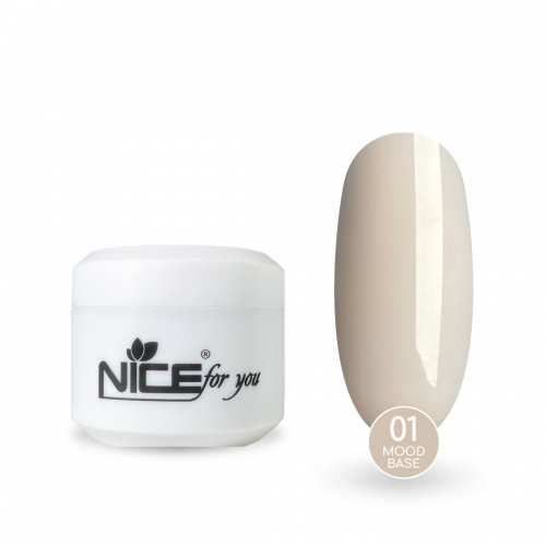 Камуфлирующая база Nice for you Mood base №01 Слоновая кость 30 г