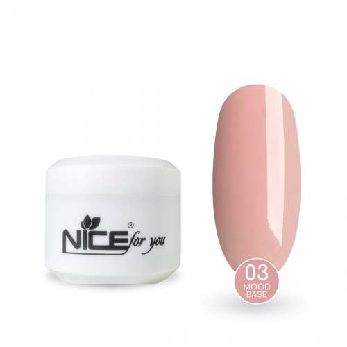 Камуфлирующая база Nice for you Mood base №03 Пудрово-розовая 30 г