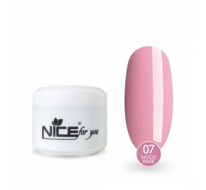 Камуфлирующая база Nice for you Mood base №07 Розовая 30 г