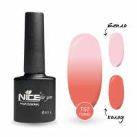 Гель-лак Nice for you Термо TS-07 Персиковый - Молочный 8.5 г